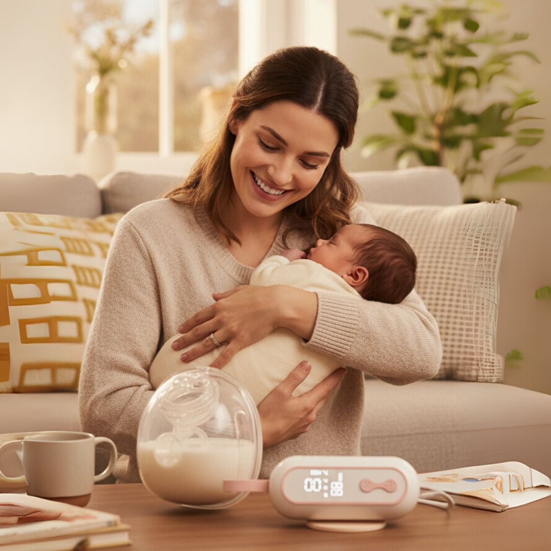 LactiFree Duo™ – Tire-lait électrique main libre, discret et puissant