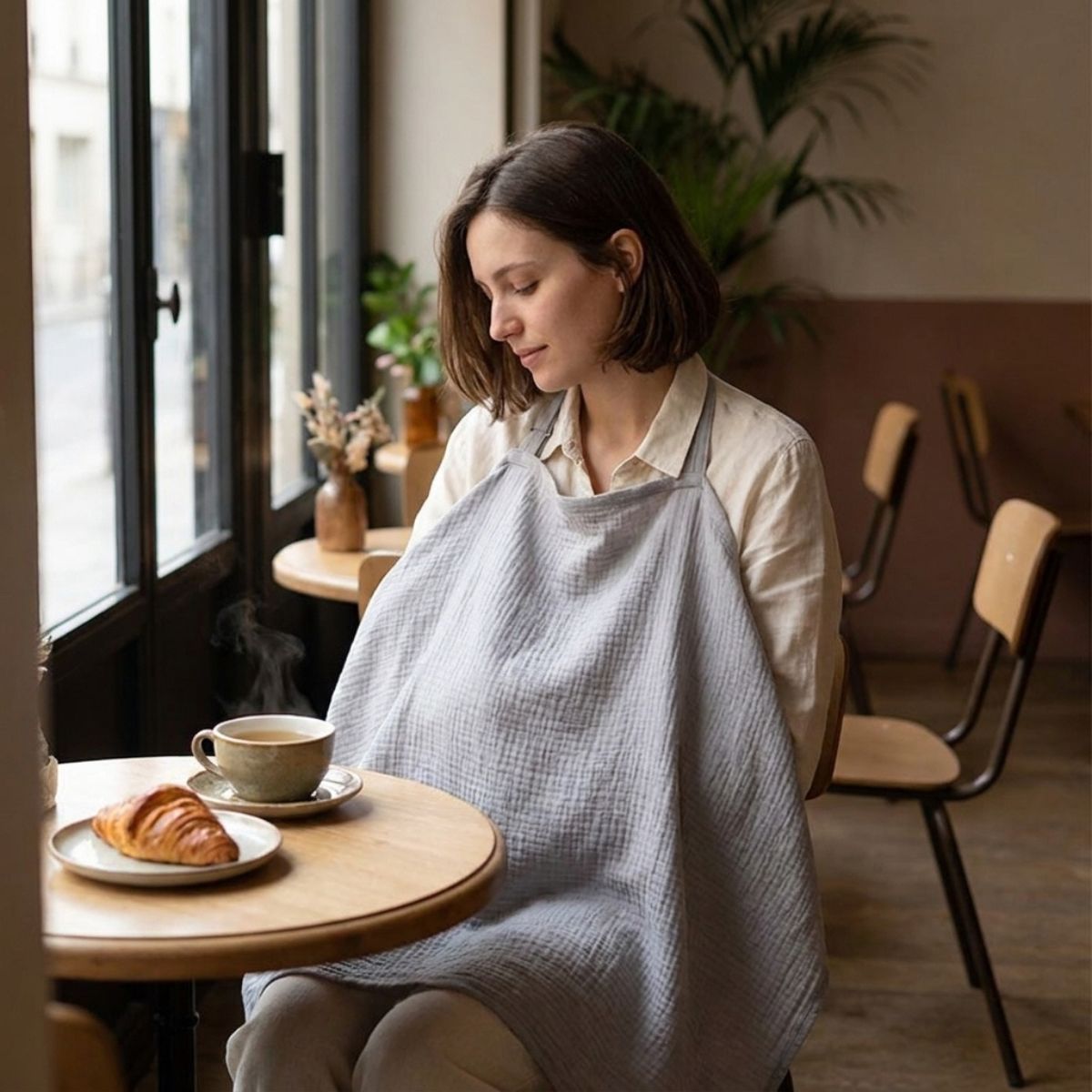 Cape pour allaitement - LinenDoux™