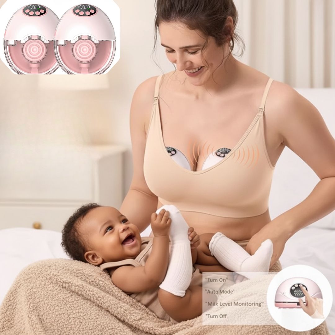 LactiSoft Curve™ – tire-lait mains libres, discret et chauffant