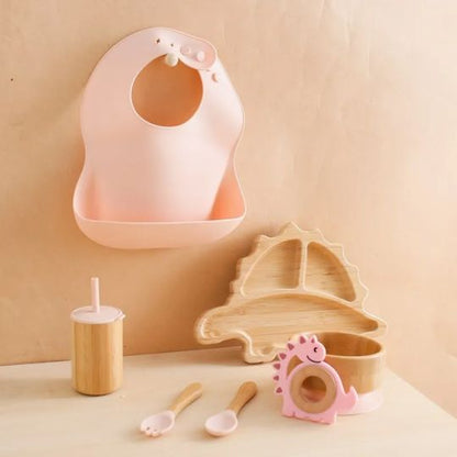 DinoMunchy Set™ – Assiette pour bébé écologique et ludique
