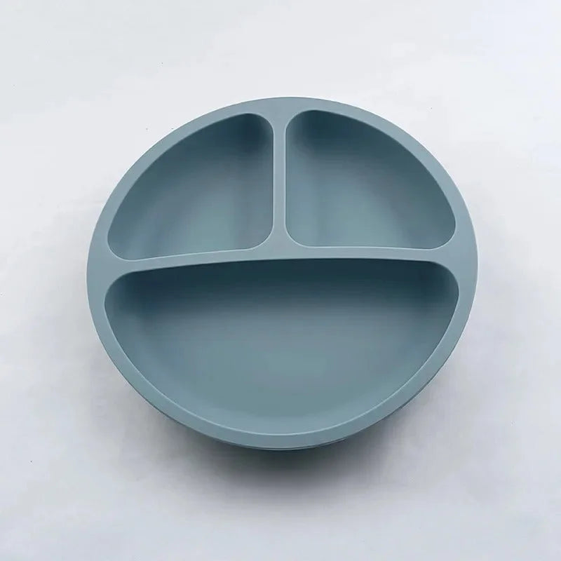 TriMeal™ – Assiette enfant compartiment en silicone avec … - détail matière et finitions