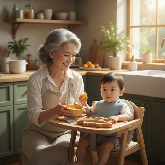 DinoBambou JoySet™ – Coffret repas bébé en bambou, ventouse puissante