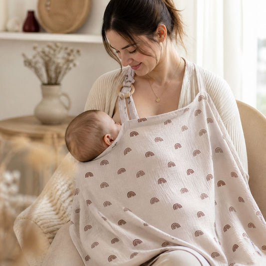 Cape d'allaitement | Kit Maison Sereins™ — cape & coussin confort