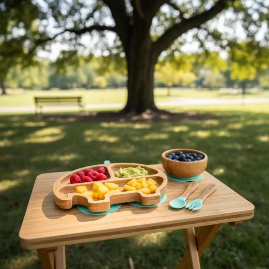 ASSIETTE BAMBOU BEBE | ELEPHANTENDER™ - détail matière et finitions