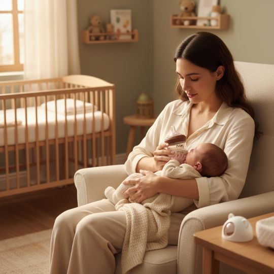 Biberon pour allaitement | MiméaNay™ Transition Verre 80ml