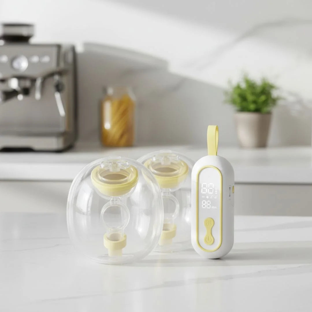 LactiFree Duo™ – Tire-lait électrique main libre, discret… - mise en situation d'usage