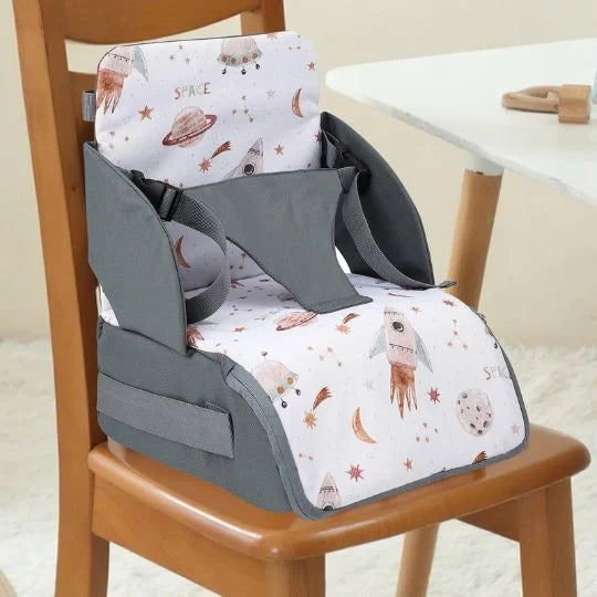 Coussin rehausseur pour chaise | EasySeatGo™ - vue packaging et dimensions