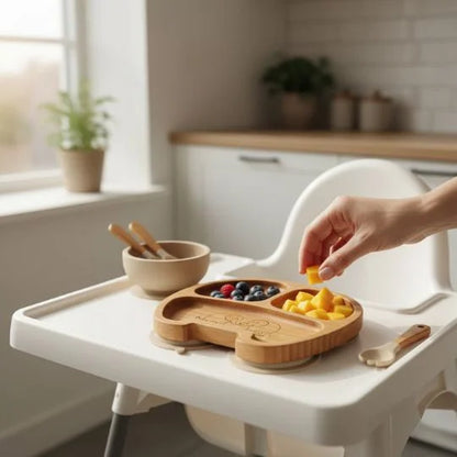ASSIETTE BAMBOU BEBE | ELEPHANTENDER™ - vue angle supplémentaire