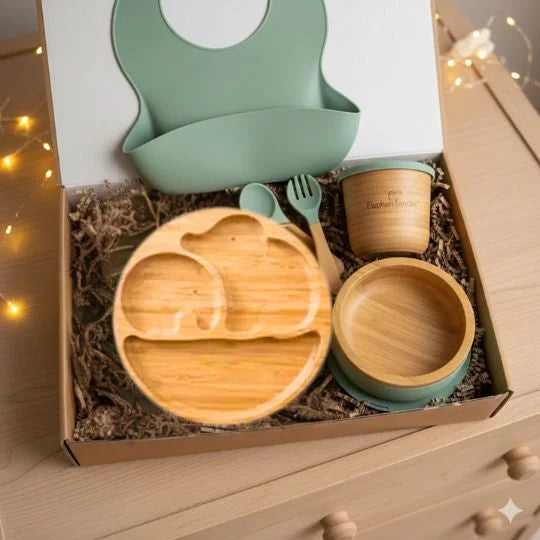 ASSIETTE BAMBOU BEBE | ELEPHANTENDER™ - vue de détail produit
