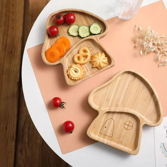 ASSIETTE BAMBOU BEBE | MUSHROOMYMEAL™ - mise en situation d'usage