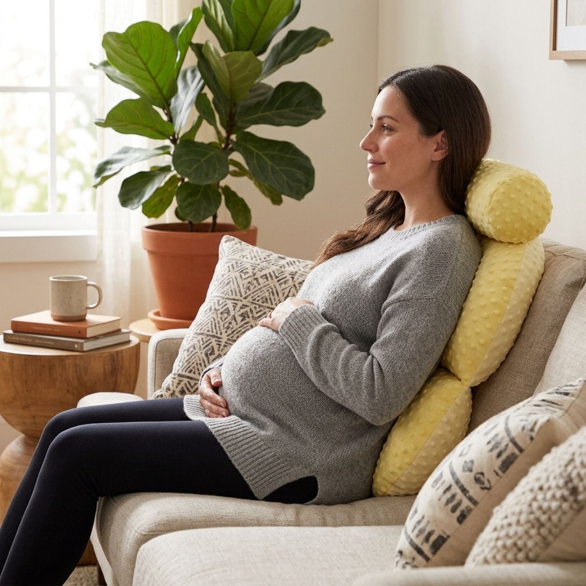 Coussin grossesse | NidDouillet™ — ergonomique & anti-encombrement