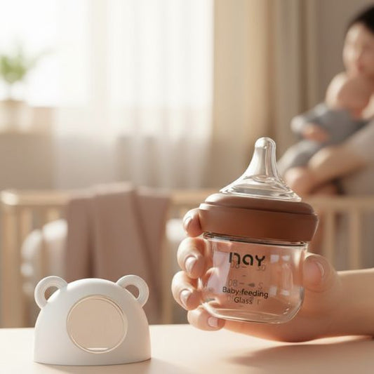Biberon pour allaitement | MiméaNay™ Transition Verre 80ml