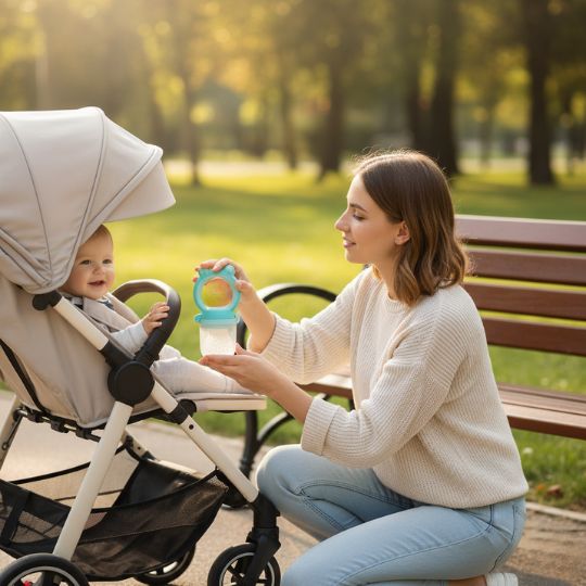 Grignoteuse Croq’Fruits EasyGrip™ – Découverte des saveurs en toute sécurité