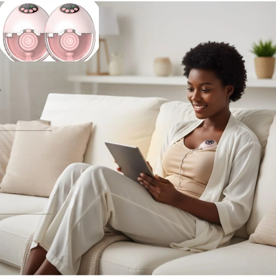 LactiSoft Curve™ – tire-lait mains libres, discret et cha… - vue angle supplémentaire