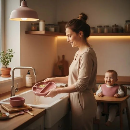 SET REPAS BEBE | MELOMEAL™ - détail matière et finitions