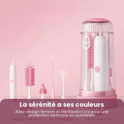 Kit nettoyage biberon - mise en situation | Premiers Pas Sereins