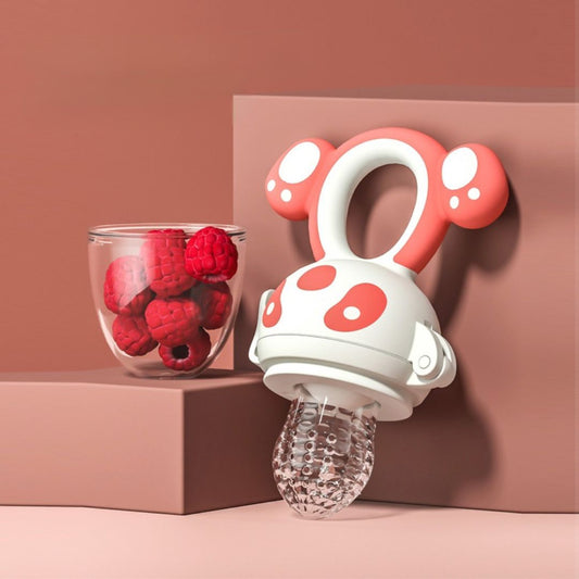 FruityMush™ – grignoteuse pour bébé en silicone, sûre et évolutive