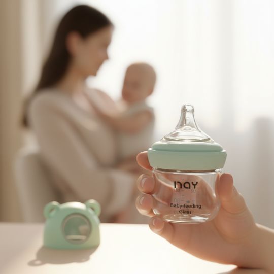 Biberon pour allaitement | MiméaNay™ Transition Verre 80ml