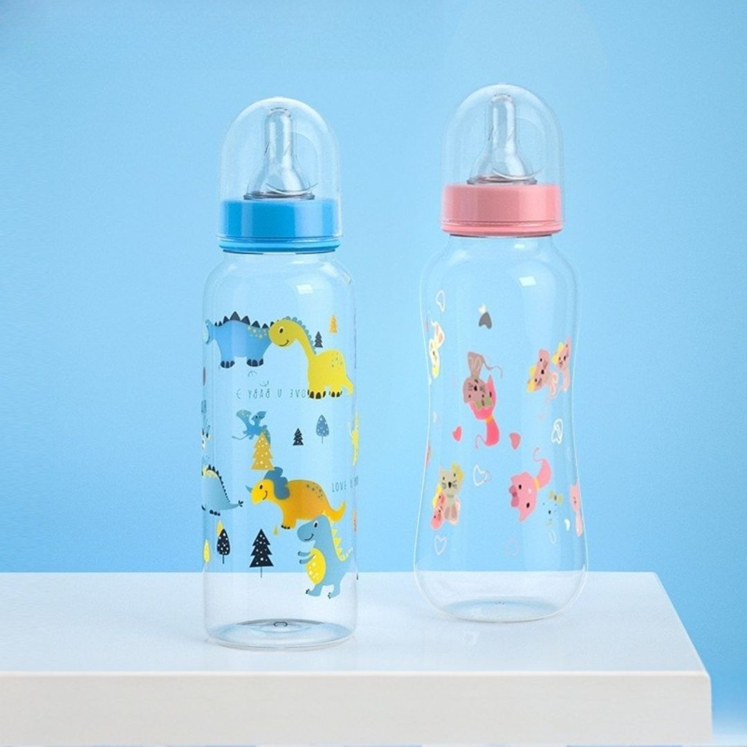 🍼 Biberon Anti-Colique Bébé – Confort, Sécurité & Motifs Adorables