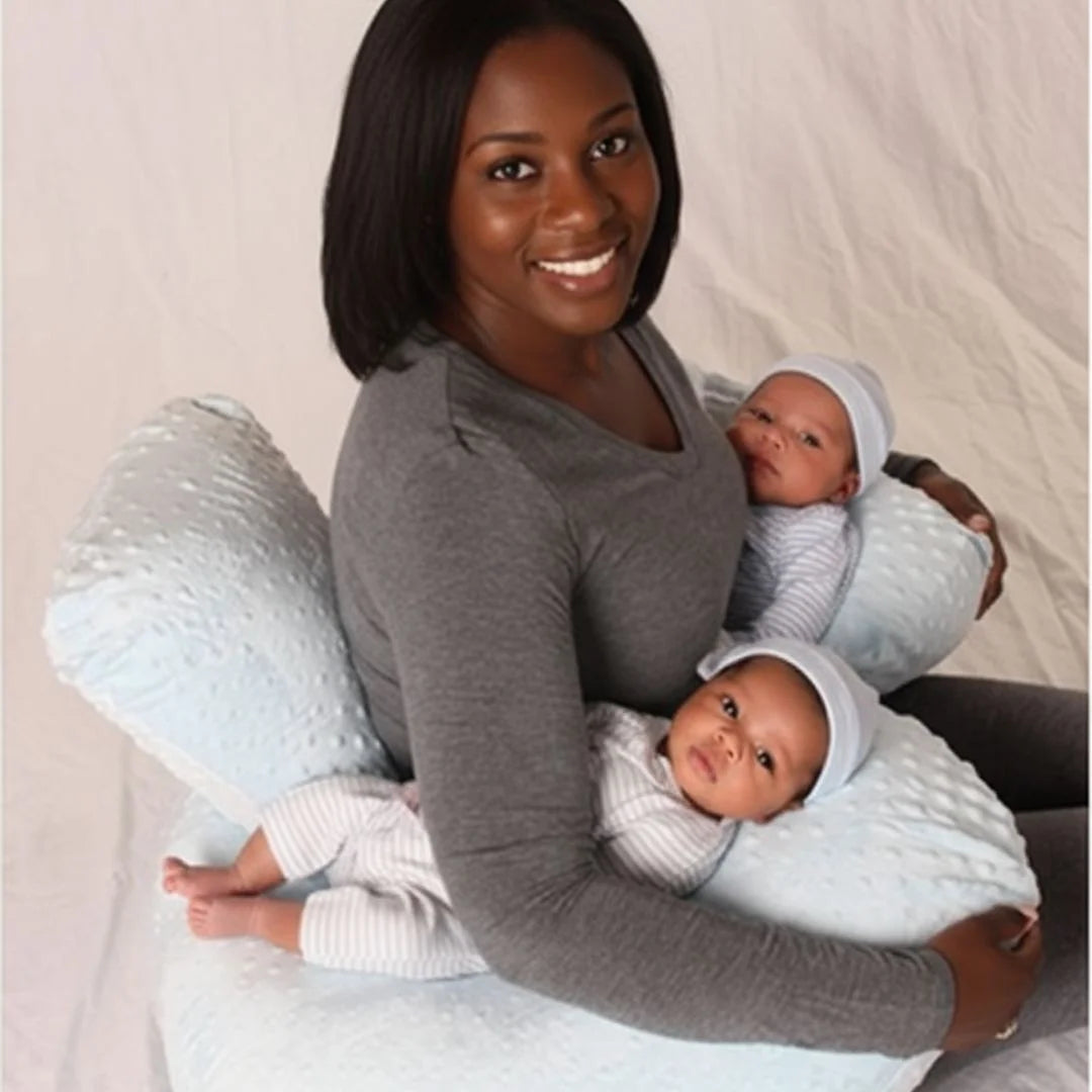 Coussin d’allaitement jumeaux 6-en-1 – Confort total pour mama… - vue de détail | Premiers Pas Sereins
