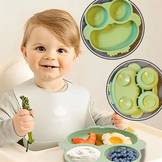 Assiette Antidérapante pour Bébé - vue principale | Premiers Pas Sereins