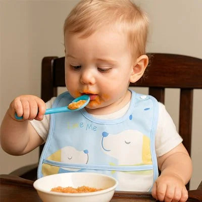 Bavoir bébé imperméable - vue principale | Premiers Pas Sereins