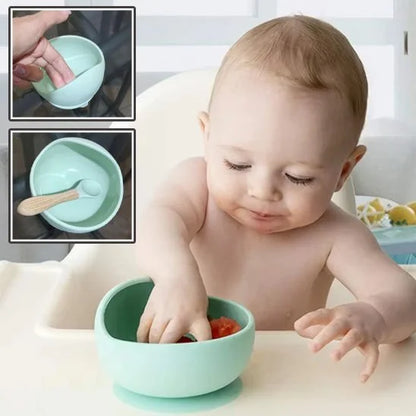 BabyGrip™ – Assiette pour bébé en silicone avec ventouse … - vue angle supplémentaire