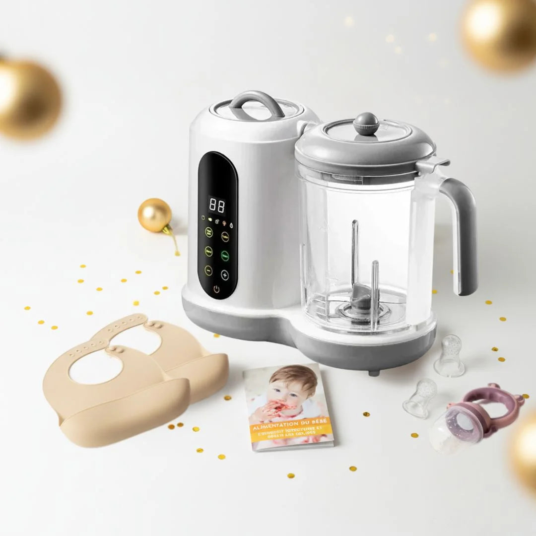 NutriBaby ProSteam™ – Robot cuiseur 4-en-1 compact et int… - présentation des coloris disponibles