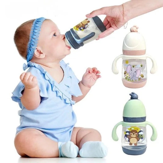 BunnySipJoy™ – Le biberon anti-colique qui fait sourire bébé - vue principale — allaitement et repas bébé serein