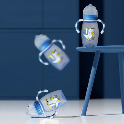 DinoGripFlow™ – Biberon anti-colique à poignées, 150/270 ml