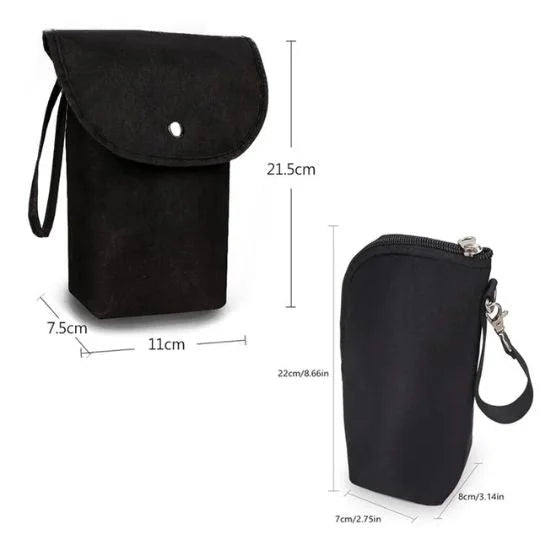 TwinGo Travel™ – Duo malin : sac isotherme biberon & sac à couches