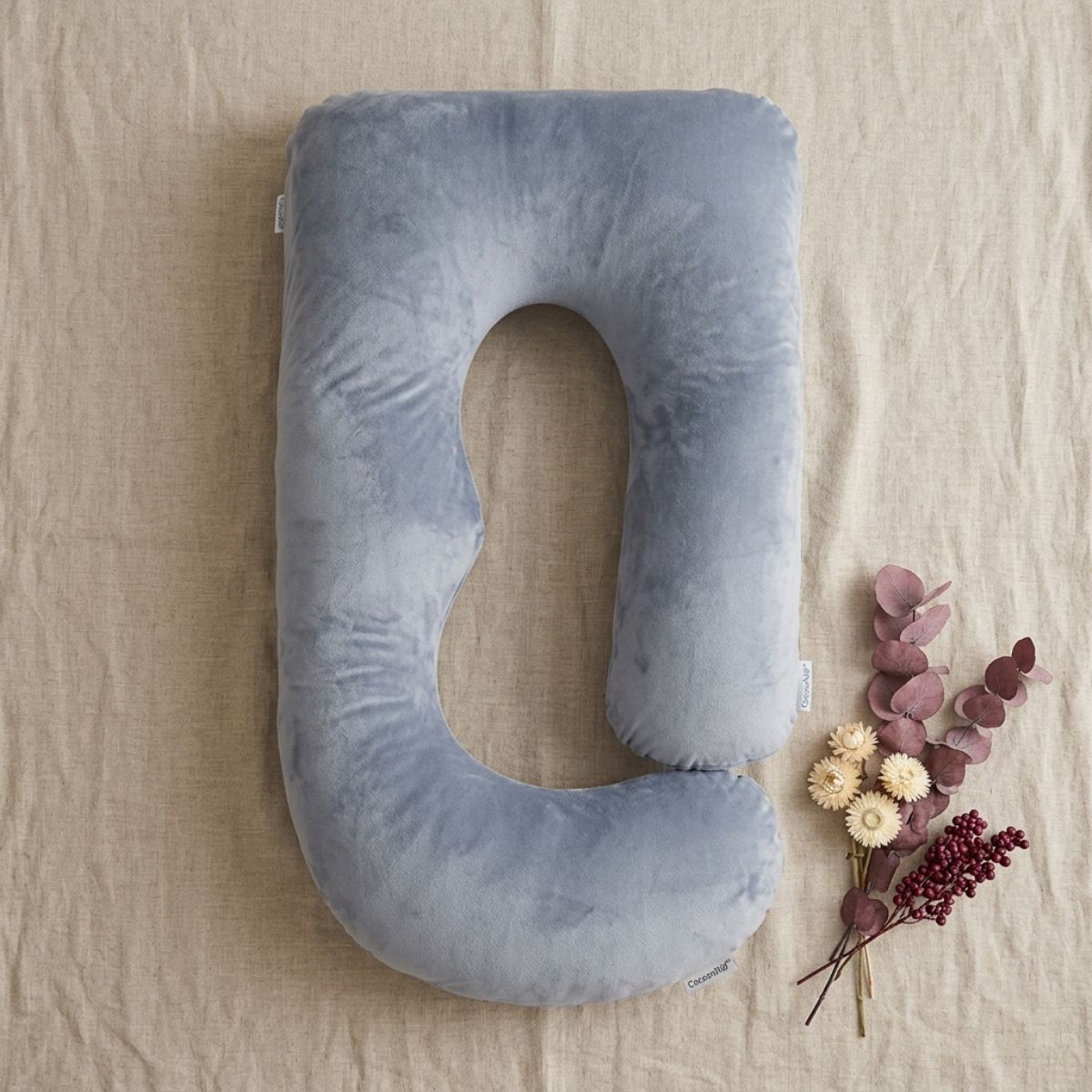 Coussin de grossesse | CocoonNid™ — enveloppant & grand format