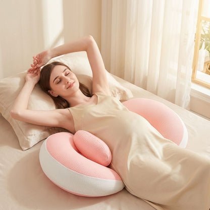 Coussin de grossesse pour dormir | SomniNid™ — compact & apaisant