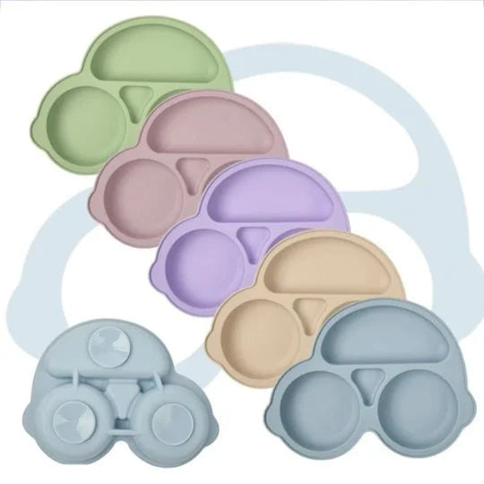 Assiette bébé ventouse | AutoMiam™ - vue angle supplémentaire