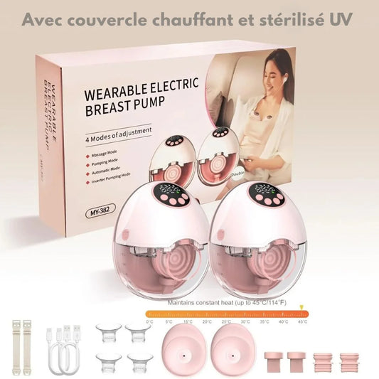 LactiSoft Curve™ – tire-lait mains libres, discret et cha… - vue principale — allaitement et repas bébé serein