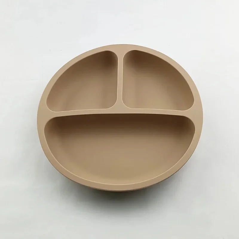 TriMeal™ – Assiette enfant compartiment en silicone avec … - présentation des coloris disponibles