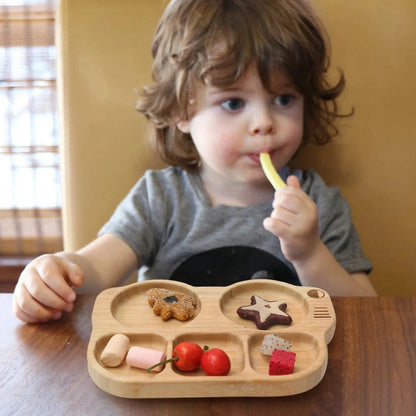 ASSIETTE BAMBOU BEBE | BAMBOOBUS™ - présentation des coloris disponibles