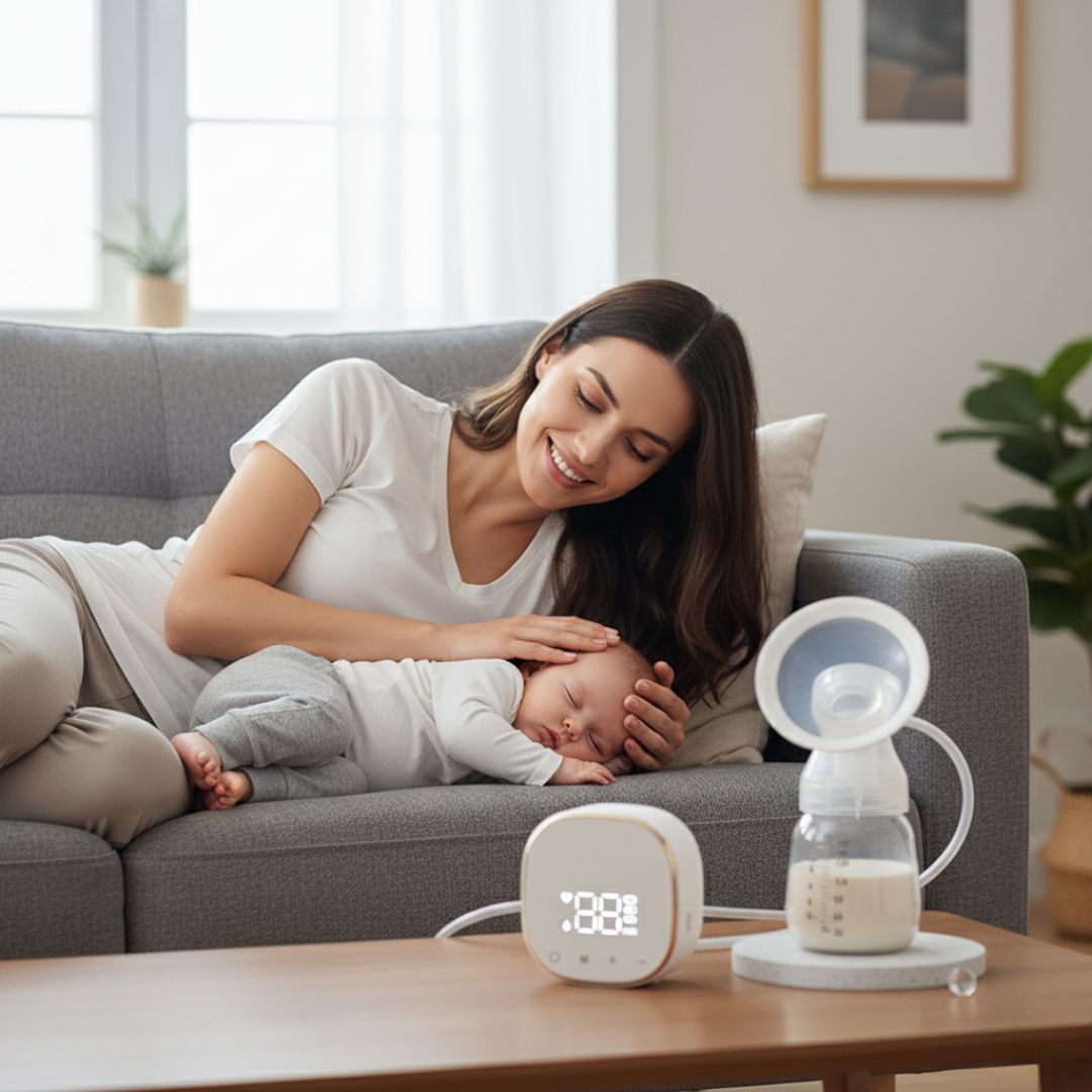 DuoFlow Sense™ – Tire-lait électrique double pompage, doux & efficace