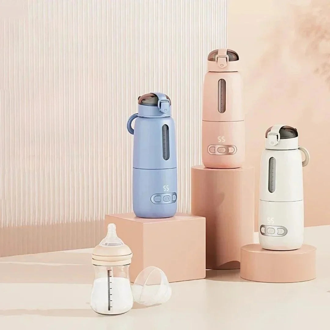 LactiGo™ ThermoCup – Chauffe-biberon nomade, sûr et élégant - dimensions et packaging | Premiers Pas Sereins