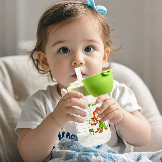 AirSipEase™ – Biberon anti-colique avec tétine souple + p… - vue principale — allaitement et repas bébé serein