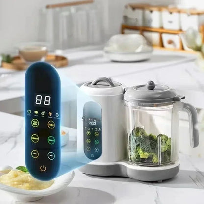 NutriBaby ProSteam™ – Robot cuiseur 4-en-1 compact et int… - vue packaging et dimensions