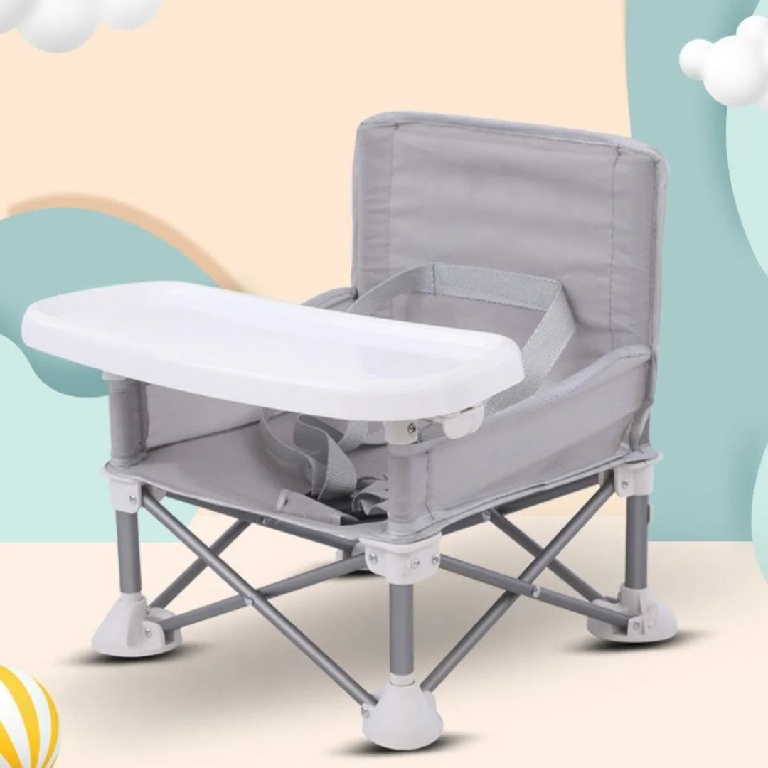 Réhausseur de chaise pliable | NomadeBoosti GoFold™ - détail accessoires inclus