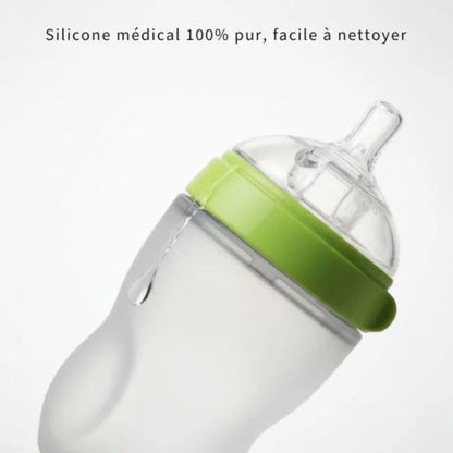 Biberon en Silicone Souple | Transition Allaitement et Nomadisme en Douceur