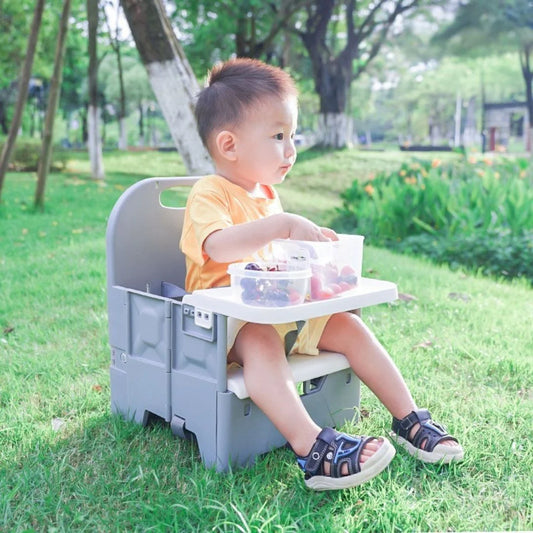 Rehausseur de chaise pliable  | Fold&Go DuoSeat™ - vue principale — allaitement et repas bébé serein