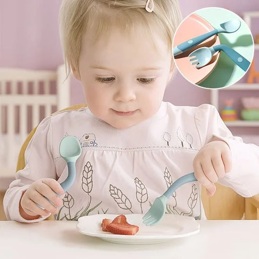 Couverts ergonomiques pour bébé | BabyMiam