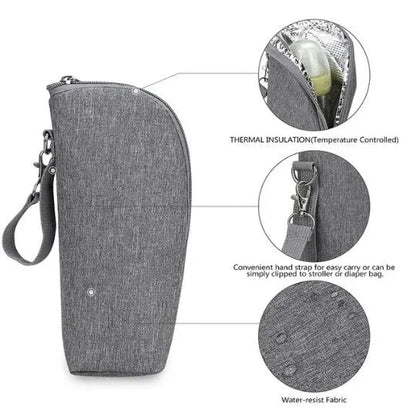 TwinGo Travel™ – Duo malin : sac isotherme biberon & sac à couches