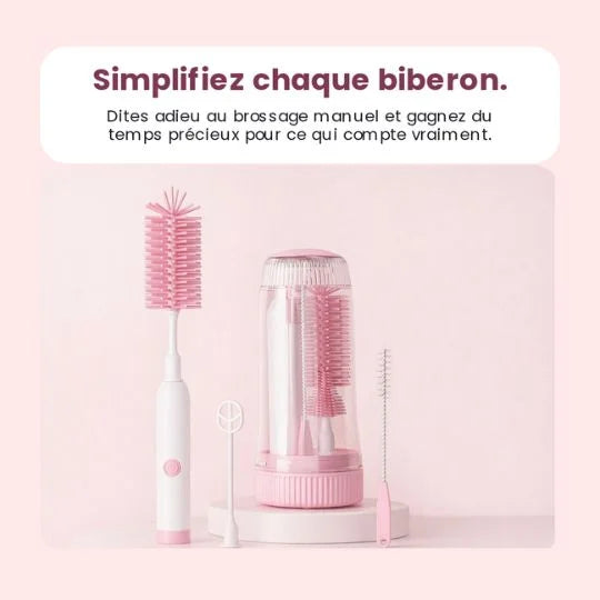 Kit nettoyage biberon - coloris disponibles | Premiers Pas Sereins