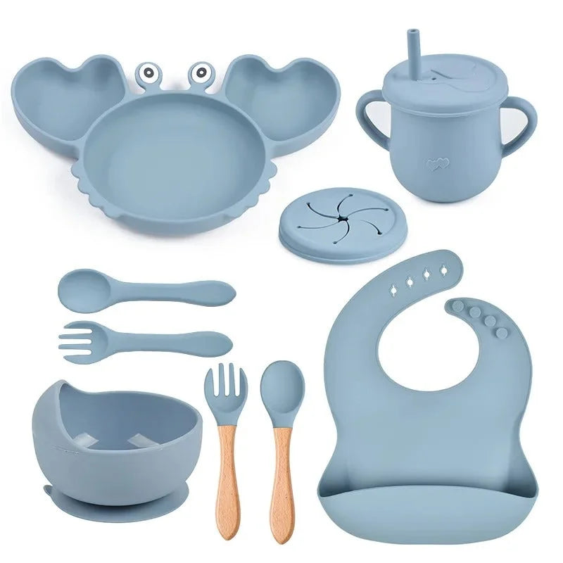 SET DE TABLE BEBE | CRABFEAST 9™ - vue packaging et dimensions
