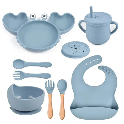 SET DE TABLE BEBE | CRABFEAST 9™ - vue packaging et dimensions