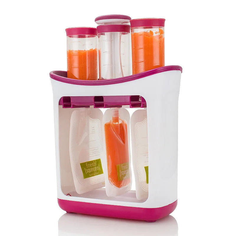 Distributeur de purées BabySqueeze™ – Purées maison en un… - mise en situation d'usage